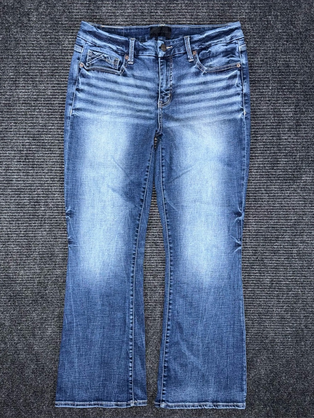 Buckle Black Fit No 53 Bootcut Stretch Jeans Sz 29 x 29 SHORT BBW5914S Whisker